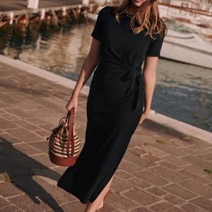 Sézane Black Pippa Dress sz. XS